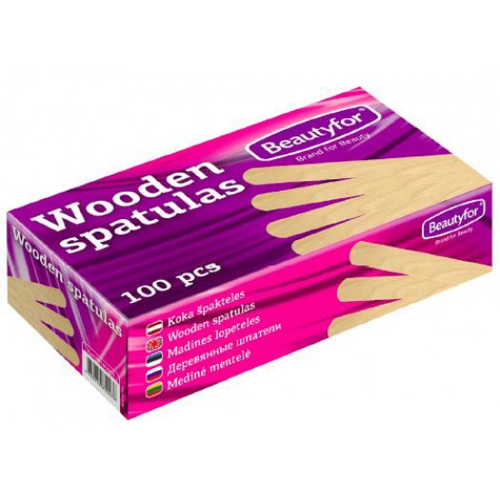 Disposable Wooden Waxing Spatulas (100)