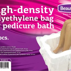 Disposable Polyethylene bags for Pedicure Bath (50)