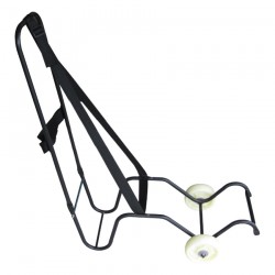 Trolley for transporting a massage table