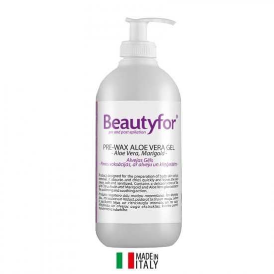 Beautyfor Pre-Wax Aloe Vera Gel with Marigold 500ml