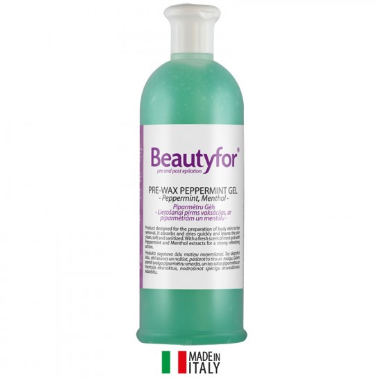 Beautyfor Pre-Wax Peppermint Gel with Menthol 500ml