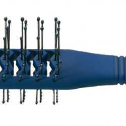 Double Sided Tunnel Hair Brush, navy