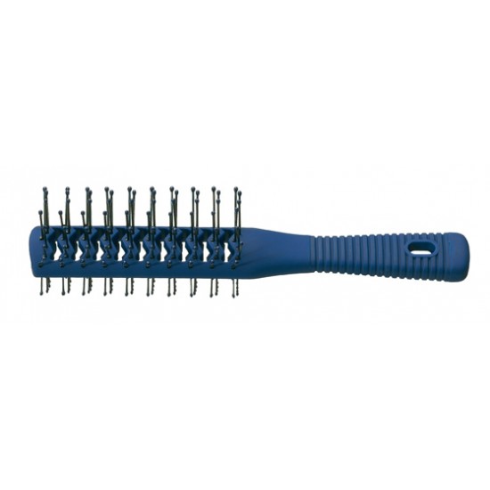Double Sided Tunnel Hair Brush, navy