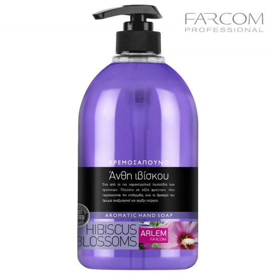 Farcom Arlem hibiscus blossoms hand soap with pump 1L