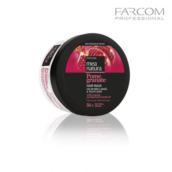 Farcom Mea Natura Pomegranate Hair Mask Color Brilliance & Youth Save 250ml
