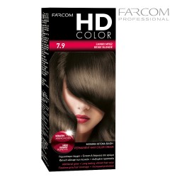 Farcom HDCOLOR hair coloring set 7.9-Beige Blonde