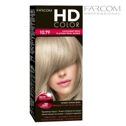Farcom HDCOLOR hair coloring set 10.79-Platinum Pearl Blond