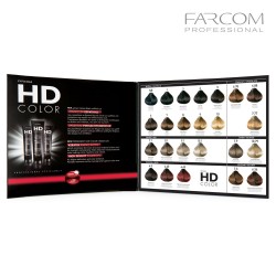Farcom HDCOLOR hair coloring set  4.65-Intense Red Chest