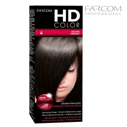 Farcom HDCOLOR hair coloring set 4-Chestnut