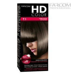 Farcom HDCOLOR hair coloring set 7.1-Ash Blonde
