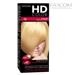 Farcom HDCOLOR hair coloring set 10-Extra Light Blond