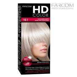 Farcom HDCOLOR hair coloring set 10.1-Extra Light Ash Blond