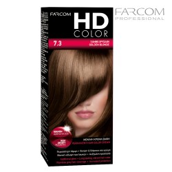 Farcom HDCOLOR hair coloring set 7.3-Golden Blonde