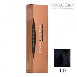 Farcom Expertia Professionel Permanent Hair Color Cream 100 ml 1.0-BLA Black