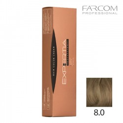 Farcom Expertia Professionel Permanent Hair Color Cream 100ml 8.0-LIG Light Blonde