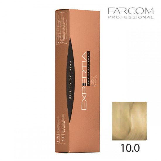 Farcom Expertia Professionel Permanent Hair Color Cream 100ml 10.0-PL Platinum blonde