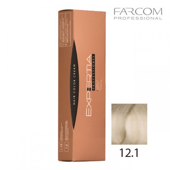 Farcom Expertia Professionel Permanent Hair Color Cream 100ml 12.1-VE Very light ash blonde