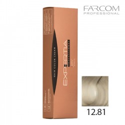 Farcom Expertia Professionel Permanent Hair Color Cream 100ml 12.81-V Very bright ash pearl