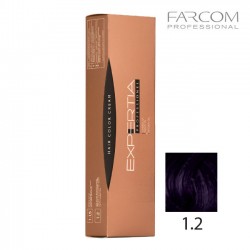 Farcom Expertia Professionel Permanent Hair Color Cream 100 ml 1.2-VIO Violet black