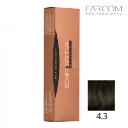 Farcom Expertia Professionel Permanent Hair Color Cream 100ml 4.3-GO Golden brown