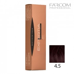 Farcom Expertia Professionel Permanent Hair Color Cream 100ml 4.5-MA Mahogany brown