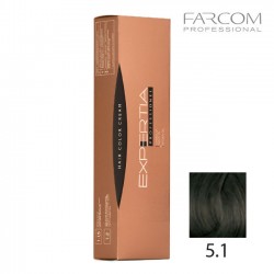 Farcom Expertia Professionel Permanent Hair Color Cream 100ml 5.1-LIG Light ash brown