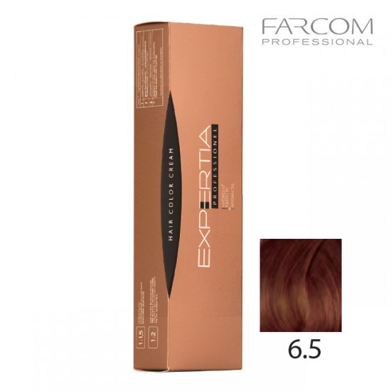 Farcom Expertia Professionel Permanent Hair Color Cream 100ml 6.5-DA Dark mahogany blonde