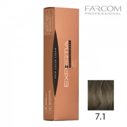Farcom Expertia Professionel Permanent Hair Color Cream 100ml 7.1-AS Ash blonde