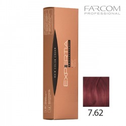 Farcom Expertia Professionel Permanent Hair Color Cream 100ml 7.62-VI Violet red blonde