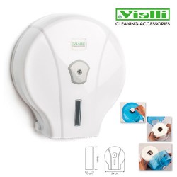 Toilet Paper Dispenser Vialli Mini Jumbo MJ1 white