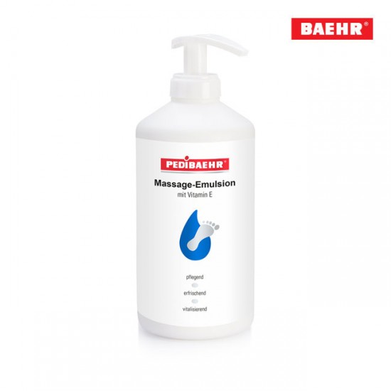 Pedibaehr masāžas emulsija ar vitamīnu E 500ml ar dozatoru