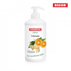Pedibaehr Fußmaske maska pēdām ar ingveru-mandarīnu 500ml ar dozatoru