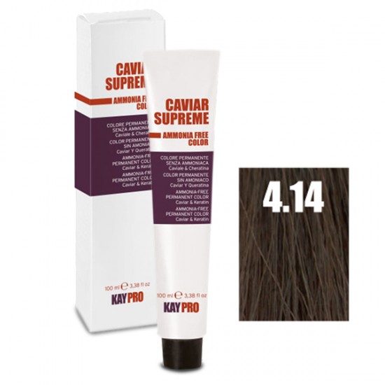 Kepro Caviar Supreme hair color Cocoa 4.14 100ml