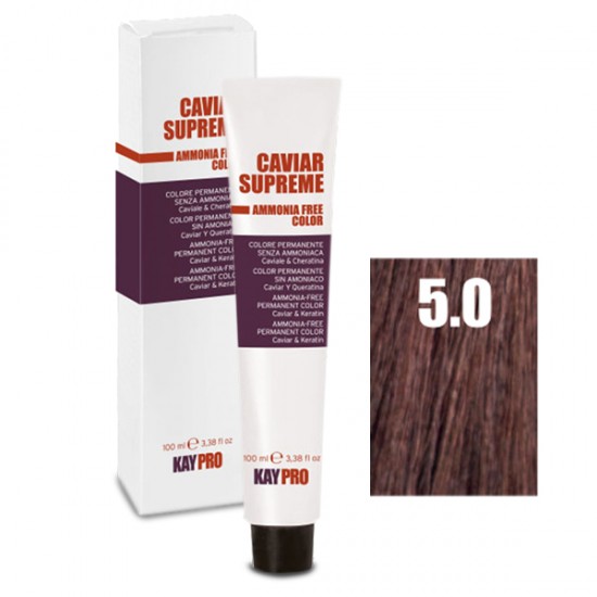Kepro Caviar Supreme hair color Light Chestnut 5.0 100ml