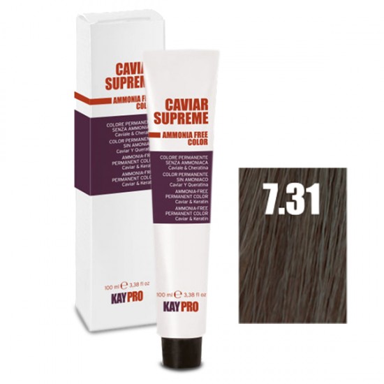 Kepro Caviar Supreme hair color Blonde Sandy 7.31 100ml