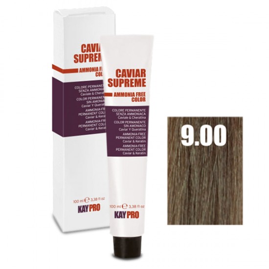 Kepro Caviar Supreme hair color Very Intense Light Blonde 9.00 100ml