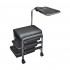 Salon seat for pedicure & manicure "CH-5005" (Black)