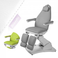 Podiatry chair 2245A with 3 motors grey