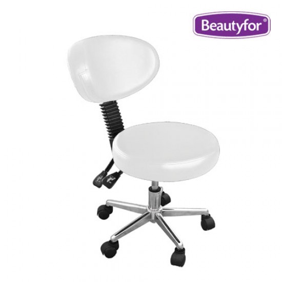 Salon stool CH-810B(T) white