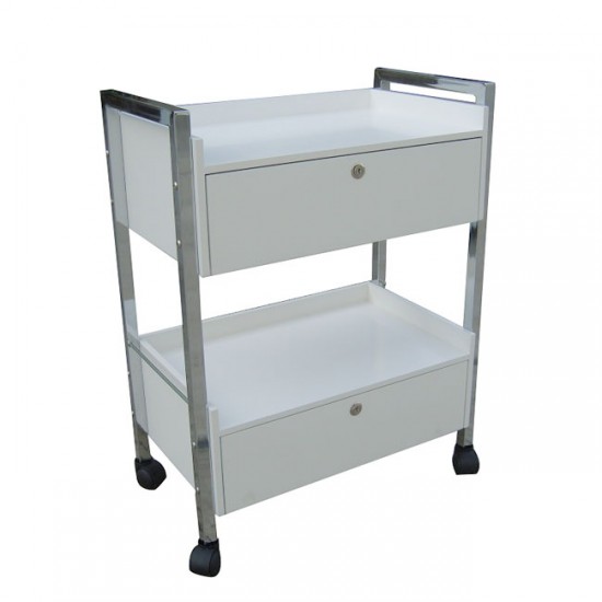 Beauty salon trolley with 2 drawers CH-5013 Beauty salon trolley with 2 drawers CH-5013