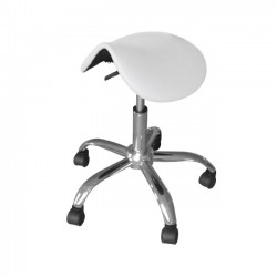Beautician Saddle Stool white CH-854(S)