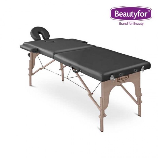 Beautyfor Portable Wooden Massage Table FMA201A black