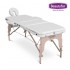 Beautyfor FMA306A portable wooden massage table white