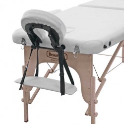 Beautyfor Portable Wooden Massage Table FMA306A white