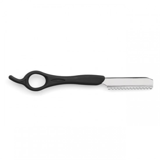Styling razor black rubber