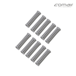 Comair Flat wave curlers 65mm Ø15mm 10pcs grey