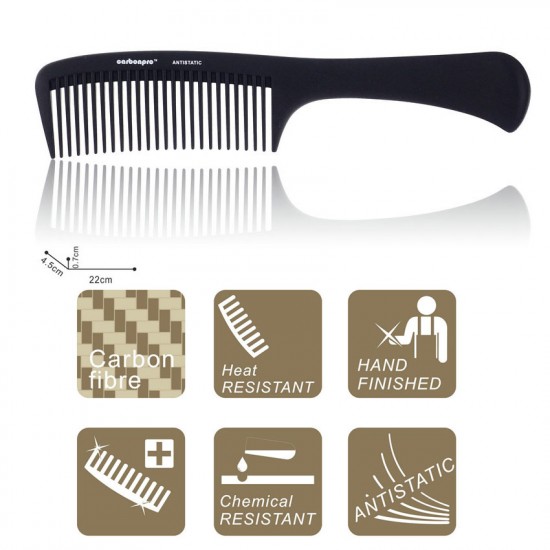 Carbon Comb CO-001 22cm