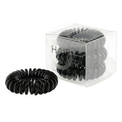 Elastic bands for hair The Traceless Hair Tie A-201 black 3pcs.