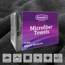 Microfiber towels 70x40cm black