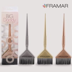 Framar Metalic Big Daddy Brush Set 3 Pack